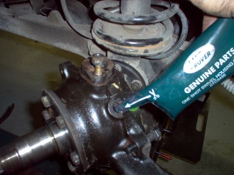 1983 Ford Bronco - Finish adding the grease & reinstall the plug.