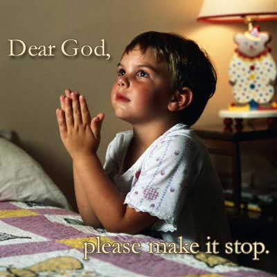1986 Ford Bronco - A young child clasps their hands in prayer, with text overlaying the image.