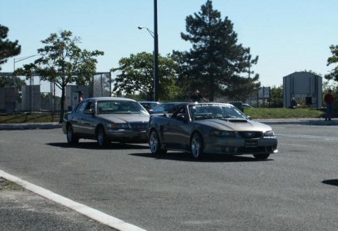 2001 Mercury Grand Marquis - Behind a Saleen Mustang