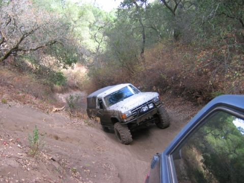 1985 Ford Bronco - Dave in the jungle trail