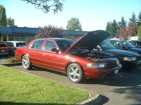 1999 Ford Crown Victoria - Dark Toreador Red Marauder.