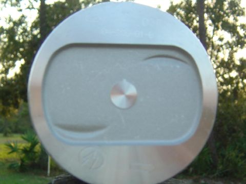 1993 Ford Bronco - This is a close-up view of a single engine piston, not a 1993 Ford Bronco.
