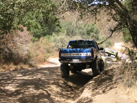 1985 Ford Bronco - Bill in front of me in the jungle