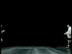 1994 Ford Crown Victoria - A game of catch takes place between two individuals in a dimly lit environment.