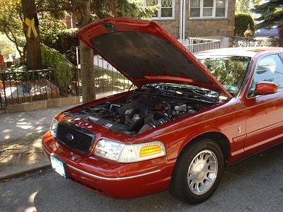 1999 Ford Crown Victoria - Distant Pic. of Engine Compartment
