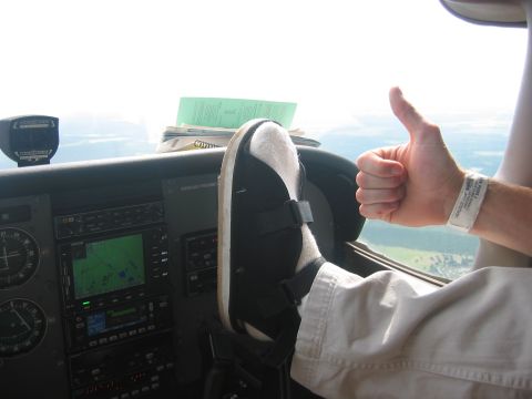 1989 Ford Bronco - I wasnt current at the time, so I couldnt act as PIC but my roomate had a broken foot so I came along to fly and he came along to act as PI…