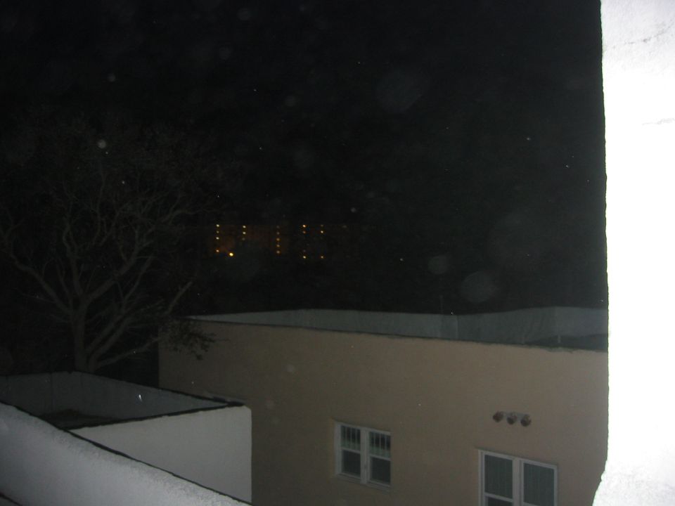 We took the party up on my roof...had food, beer, took a stereo boombox up there...chairs, we were set. But if we got up the chairs blew across the roof.
