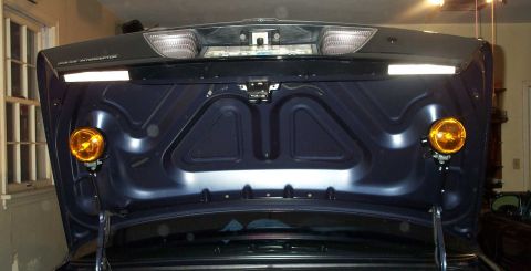 1998 Ford Crown Victoria - Here are 2 Sho-me PAR 36 lights that flash simultaneously.