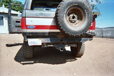 1990 Ford Bronco - I dont know if I like this bumper? Its kinda cool I guess...