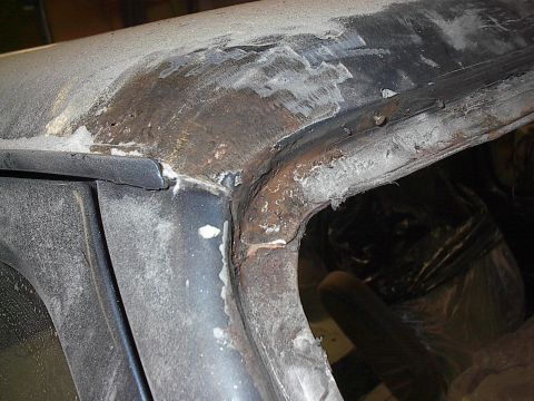 1986 Ford Bronco - This cleaned up nicely and, again, the hot lead fills in any minor holes beuatifully. Ever single one of the clip retainers were in great s…