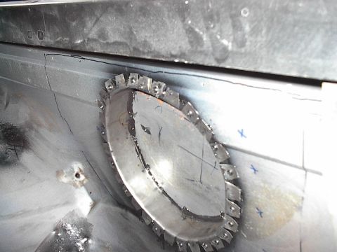 1986 Ford Bronco - There it is in and sealed but yet to be painted and insulated for sound. Makes me wish I could weld or at least that somebody made drop in…
