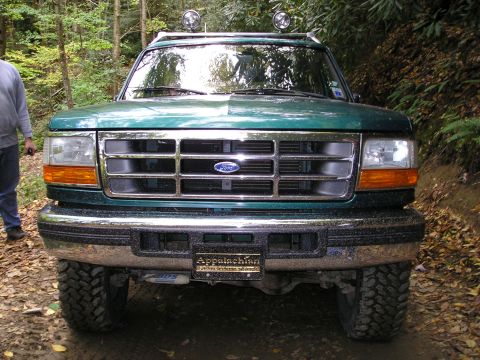 1996 Ford Bronco - Letting the jeeps clutch cool down