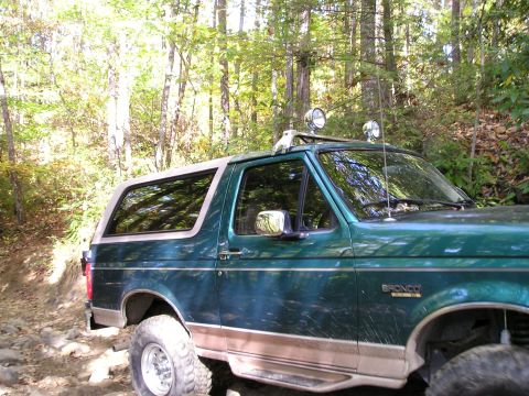 1996 Ford Bronco - The other side of that rock