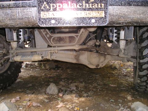 1996 Ford Bronco - Looking at my axle which I banged on rocks 3 times