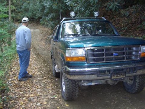 1996 Ford Bronco - Jon asking my mom if shes having a good time