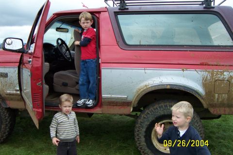 1996 Ford Bronco - My three boys
