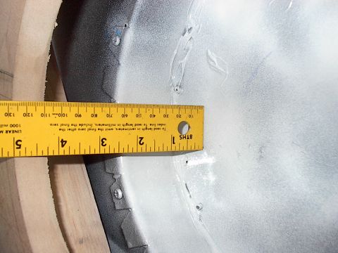1986 Ford Bronco - Fully 5" of recess and 9 1/2" of width for extra big magnet enclosures, like newer subs seem to have nowadays. I don't need that much with…