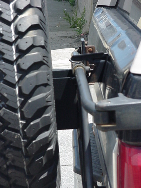 1993 Ford Bronco - extended tire mount