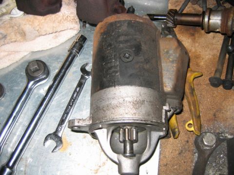 1992 Ford Bronco - The starter looks a lot bigger than the one on my 302, could be an aftermarket high torque one.
