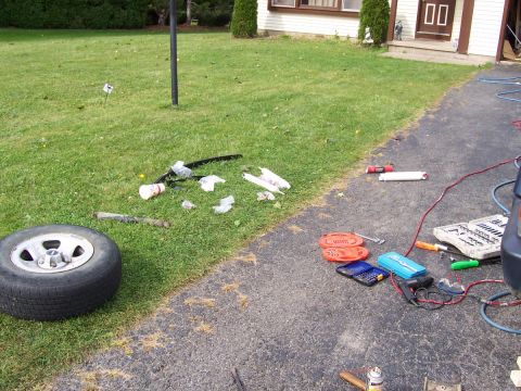 2000 Jeep Cherokee - Some of the parts