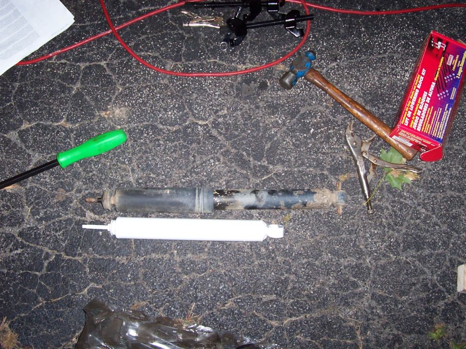 Notice, no condom on this shock