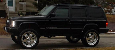 2000 Jeep Cherokee - Saw this on a forum. Some kid was actually proud of this. Sad, but true.