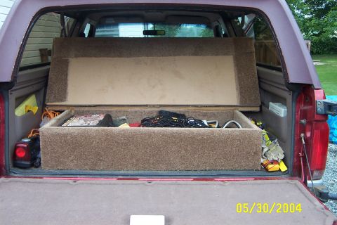 1996 Ford Bronco - Storage area