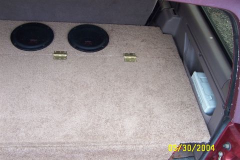 1996 Ford Bronco - Top veiw of box