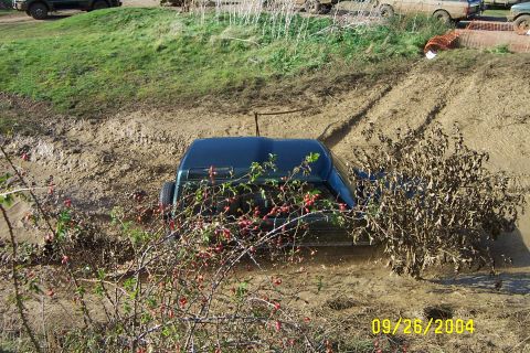 1996 Ford Bronco - Birds eye veiw of the last mudhole