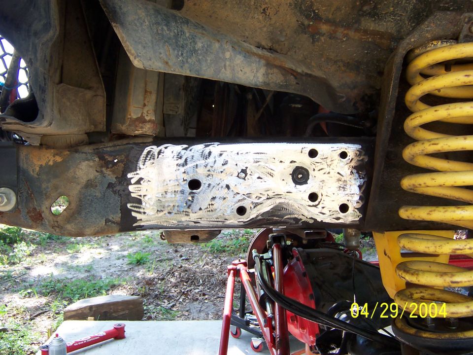 cleaned up frame