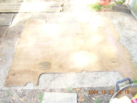 1984 Chevrolet Blazer - rear carpet