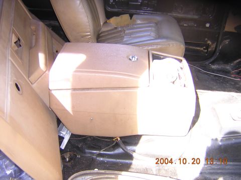 1984 Chevrolet Blazer - center console