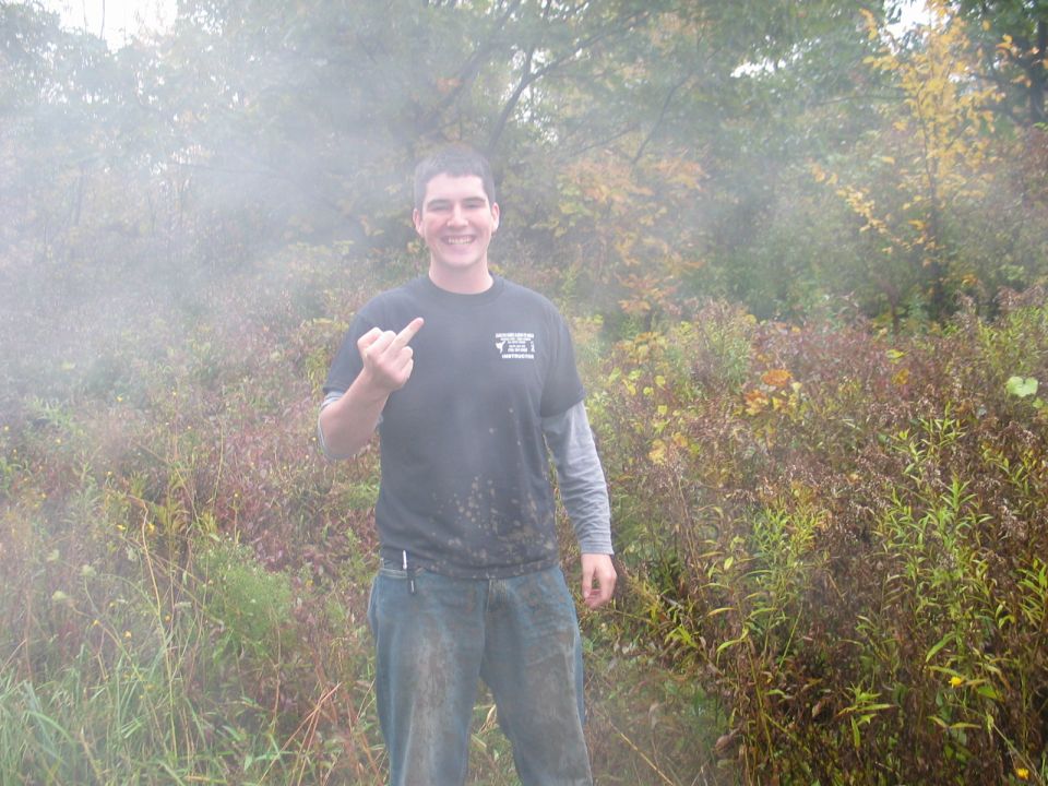 Fukin got splashed!