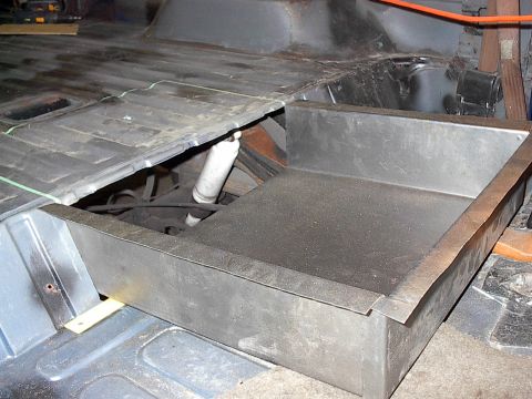1986 Ford Bronco - I was going to try to feed this in from below and was just trying the fit this way, with it in backwards. After seeing how tight it was fro…