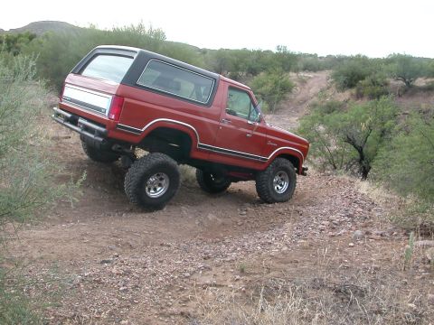 1984 Ford Bronco - Same articulation, different angle.