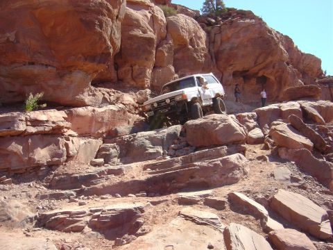 1993 Ford Bronco - keith coming down cliffhanger