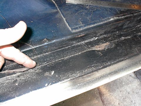 1986 Ford Bronco - The weatherstripping door sill edging was going or gone in the middle of each door sill and had to be replaced or the weatherstripping seal…