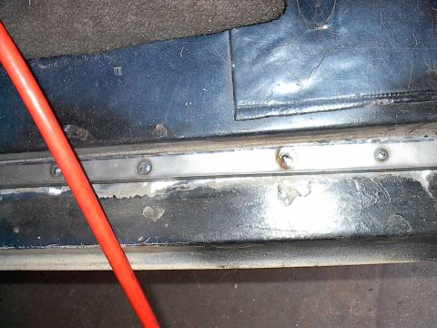 1986 Ford Bronco - It wasn't tough bending up new angled edges. I just drilled holes for the welding shop to button weld on for me. Now I'll just treat the ru…