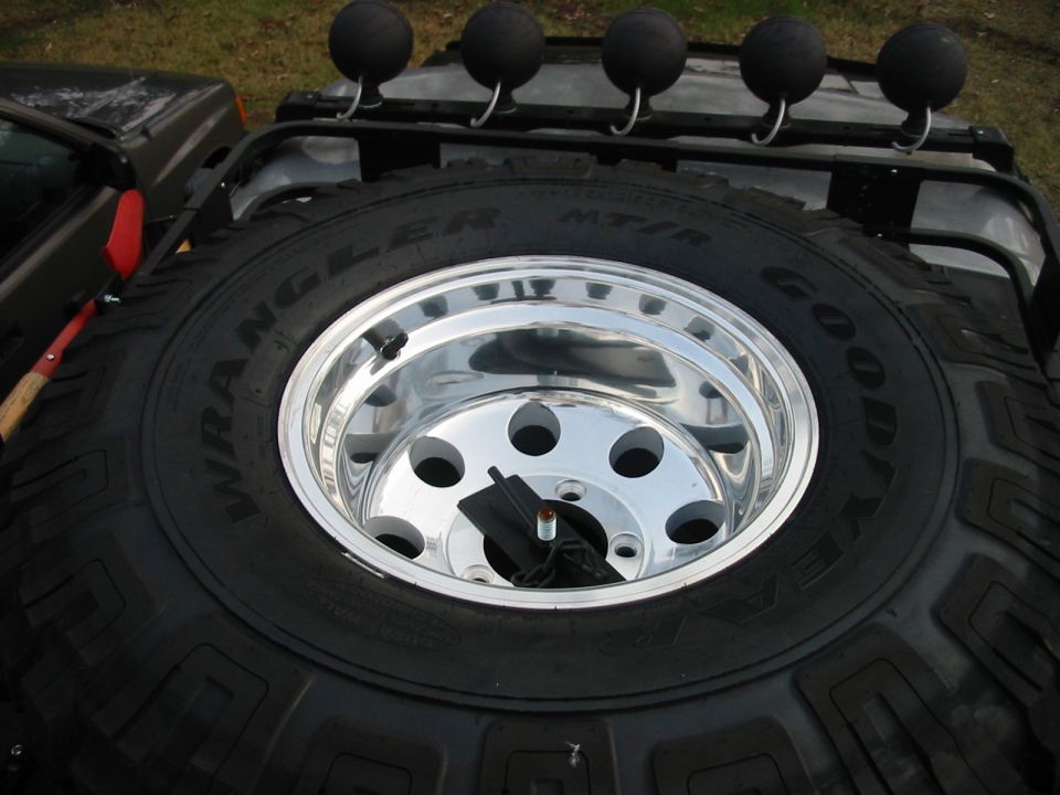 Close up of spare