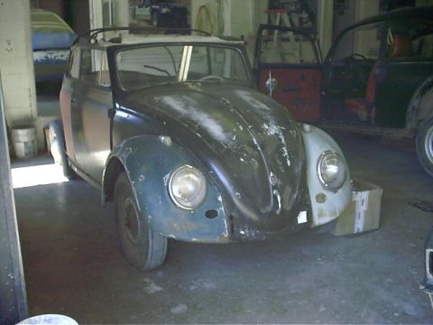 1962 Volkswagen Beetle - My front fenders on dads 62 to give him a look into the future!