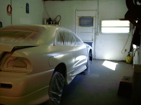 1950 Volkswagen Kubelwagen - Pic of the white finished... this shot is before the pearl was sprayed.