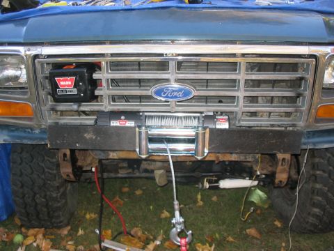 1986 Ford Bronco - Really not too bad as long as you are not afraid to hack into your rig ;>)