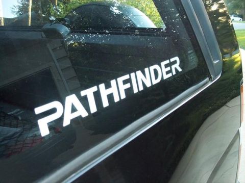 1995 Nissan Pathfinder - I love this decal. It will stand out even more after I put a 10% tint on.