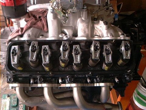 1979 Ford Bronco - V8 engine valve train components, including rocker arms and springs, are shown in detail.