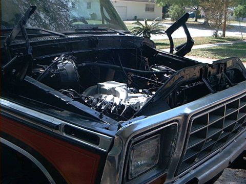 1979 Ford Bronco - The grille and body style suggest a 1978 Ford Bronco, not a 1979 model.