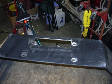 1991 Ford Bronco - Hole for the WARN 8274