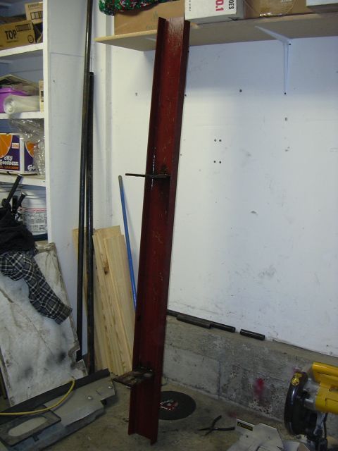 1991 Ford Bronco - The raw material, I had a pro weld the 3/8" tabs on this 6" c channel at work for me