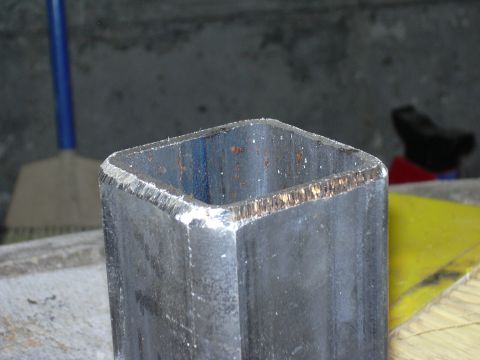 1991 Ford Bronco - I also beveled the receiver material