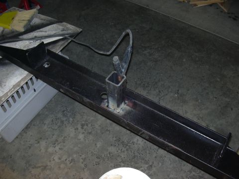 1991 Ford Bronco - I welded the backside of the receiver first