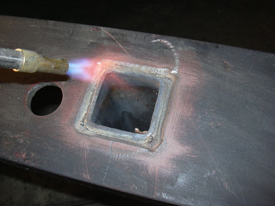 I preheated the frontside